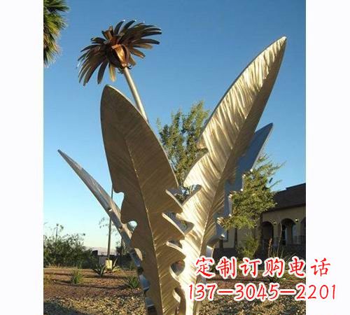 太原不锈钢蒲公英雕塑——点缀公园美景