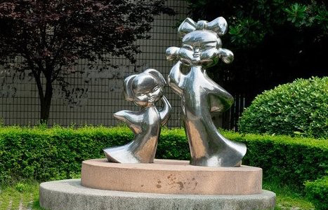 太原不锈钢古代儿童雕塑让每个孩子都有一个家