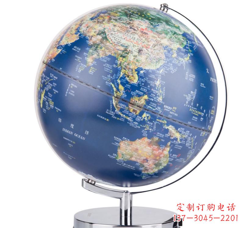 太原不锈钢地球仪雕塑精美的艺术品