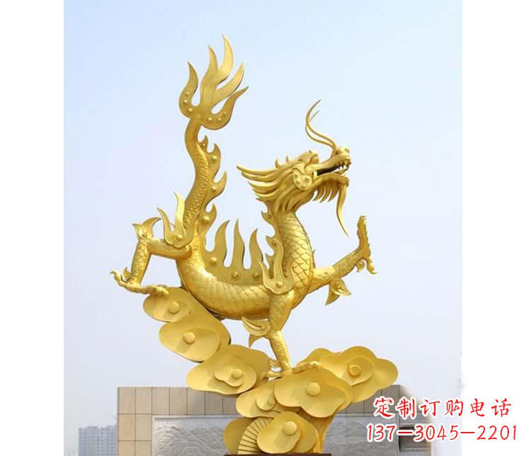 太原不锈钢虎跃雕塑——传承英雄气概