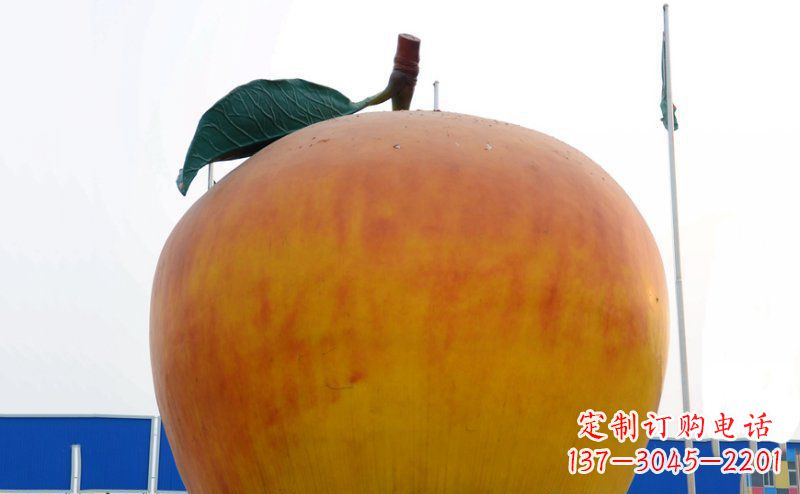 太原不锈钢苹果雕塑浓缩艺术精髓