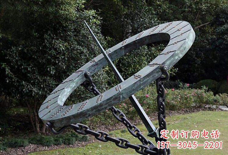 太原不锈钢日晷雕塑精致的艺术符号