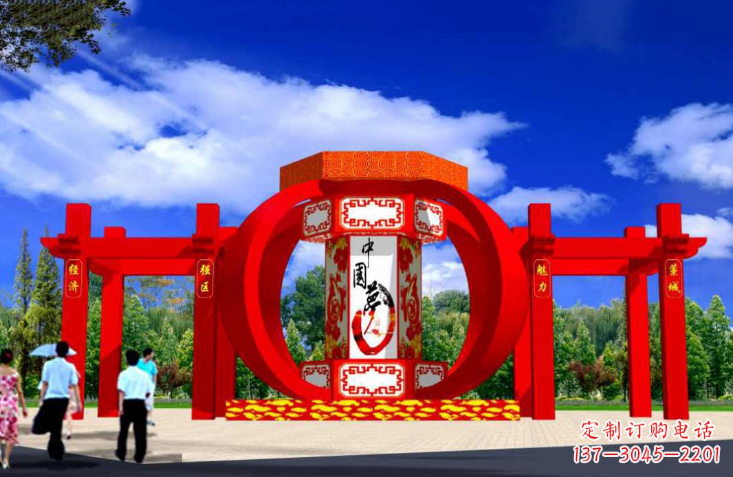 太原灯笼点亮城市景观