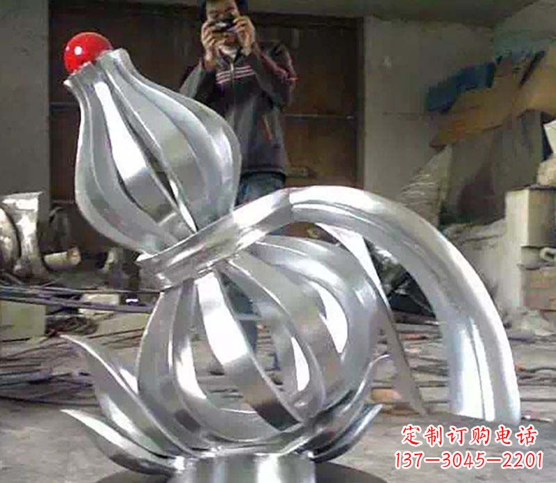 太原不锈钢葫芦雕塑艺术与科技的完美结合