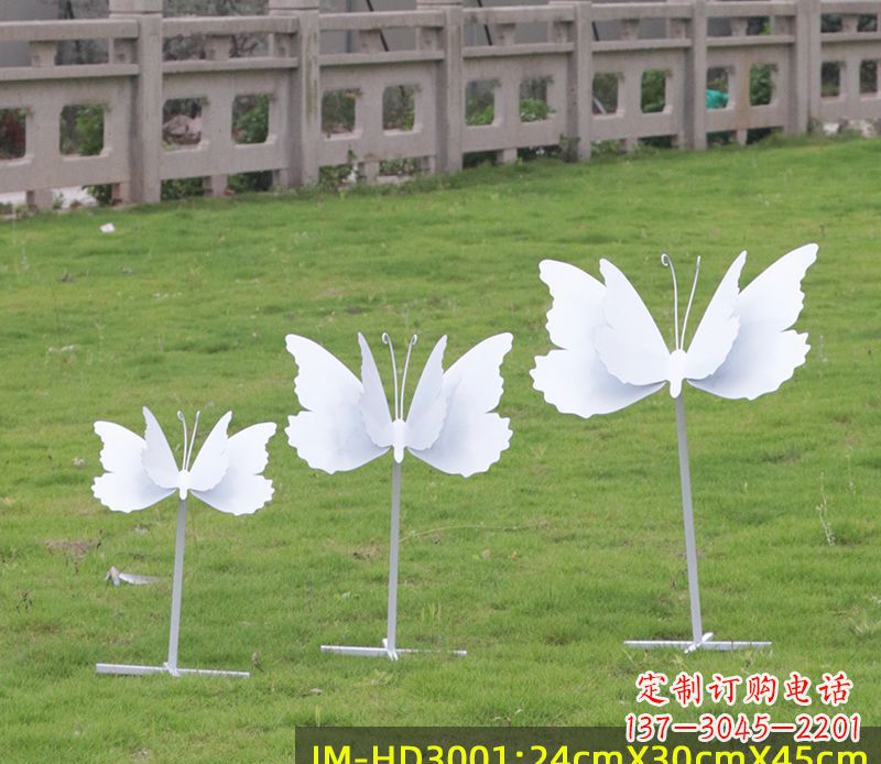 太原不锈钢蝴蝶组合雕塑精美的艺术品