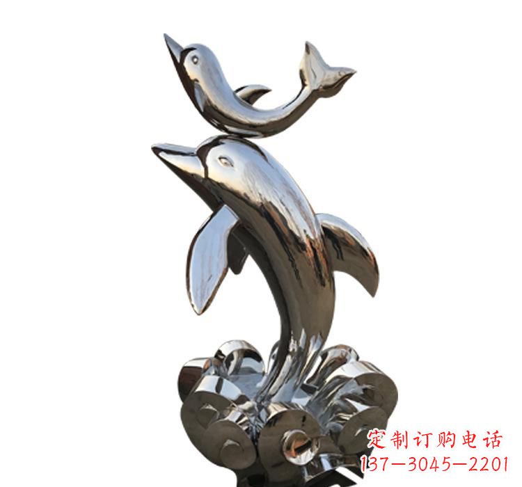 太原海豚雕塑艺术与自然的完美结合