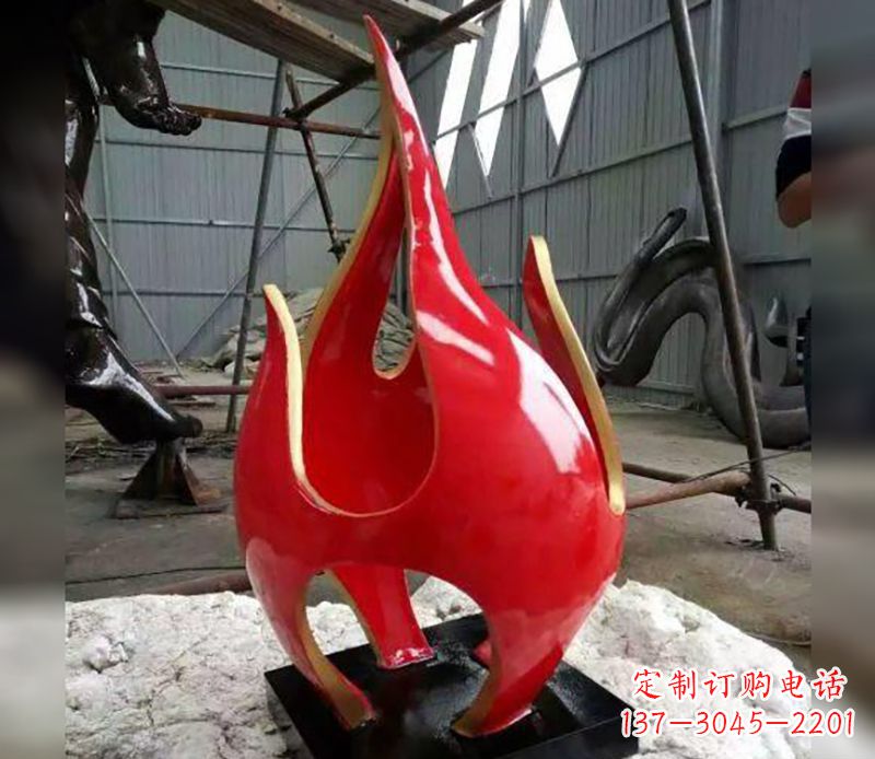 太原不锈钢火龙果雕塑传承传统文化的艺术品