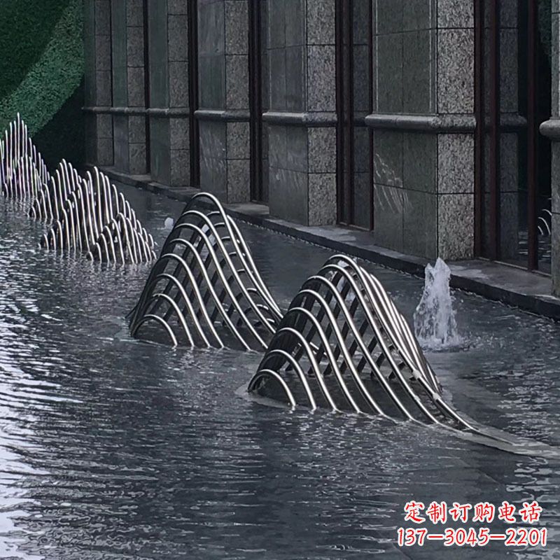 太原不锈钢假山雕塑精美外形,百变造型