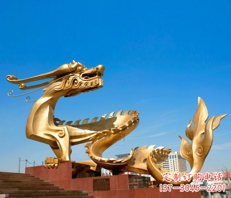 太原不锈钢金龙——雕塑之美