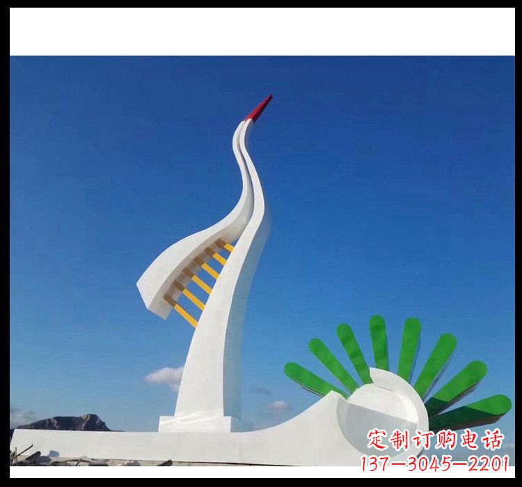 太原不锈钢松树雕塑,美轮美奂