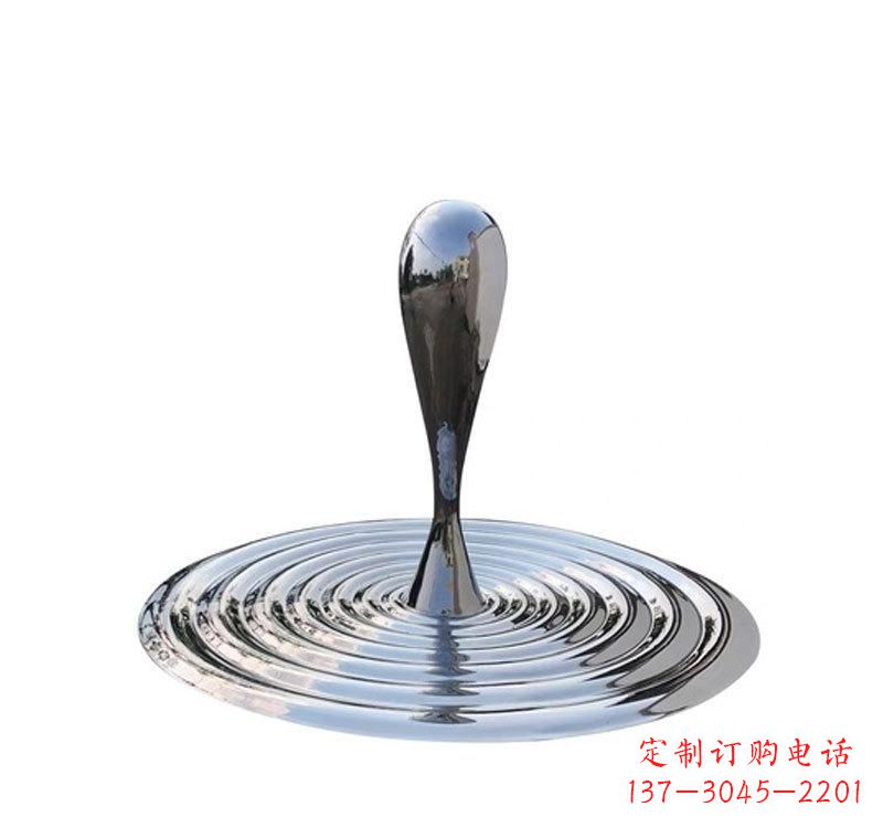 太原不锈钢景区水滴雕塑精美绝伦