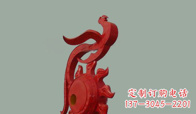 太原不锈钢孔雀雕塑
