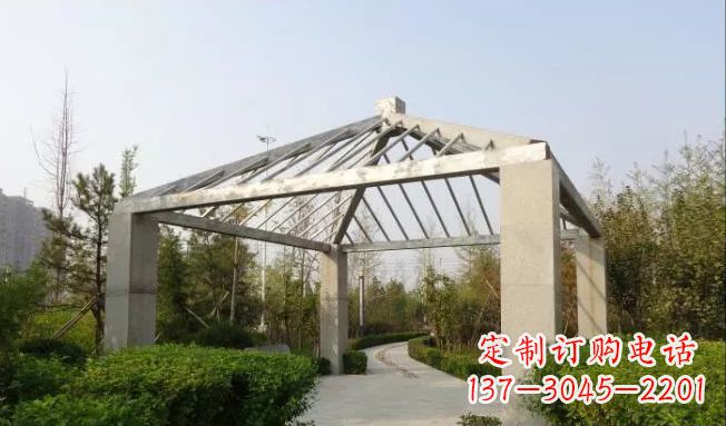 太原不锈钢凉亭公园景观雕塑