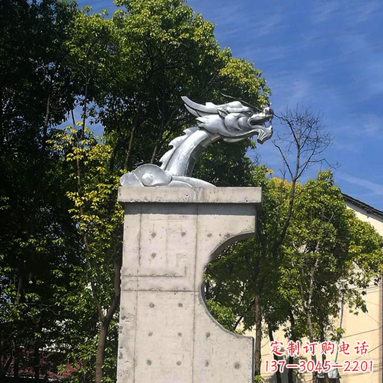 太原不锈钢龙雕塑——传承中华文化精髓