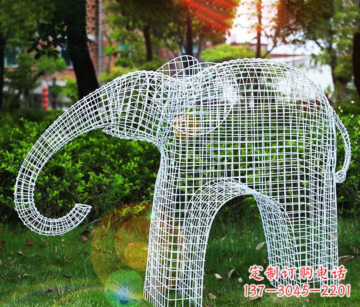 太原不锈钢大象雕塑给城市带来美丽的艺术