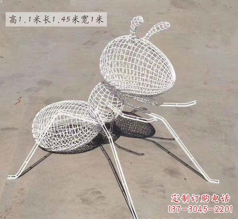 太原不锈钢镂空蚂蚁雕塑