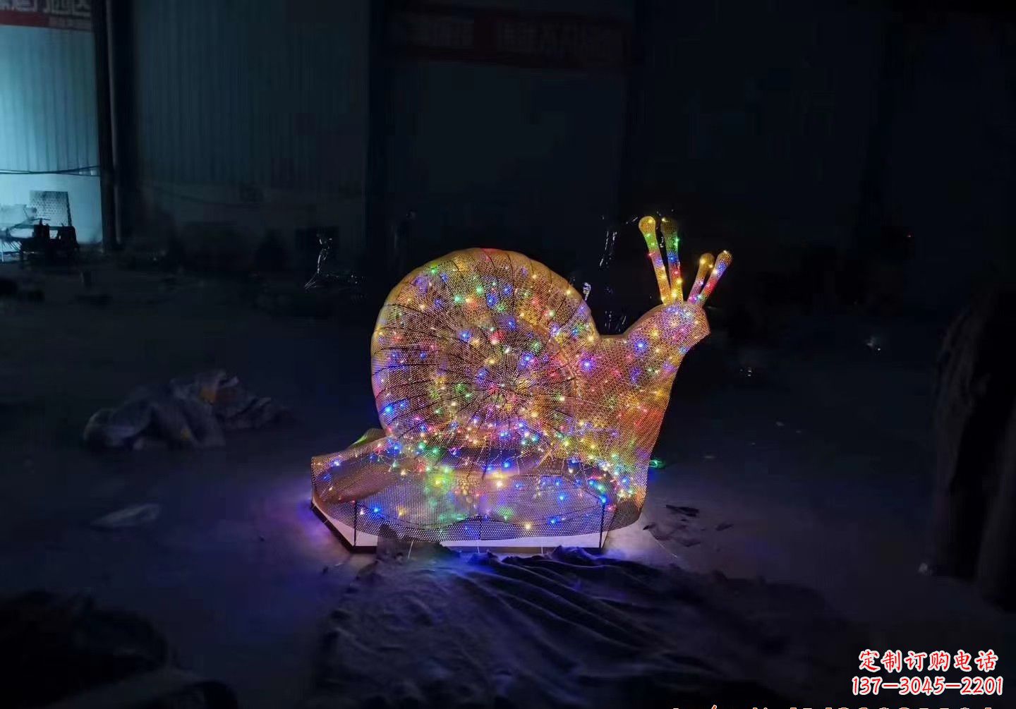 太原不锈钢镂空蜗牛雕塑精致美观的艺术品