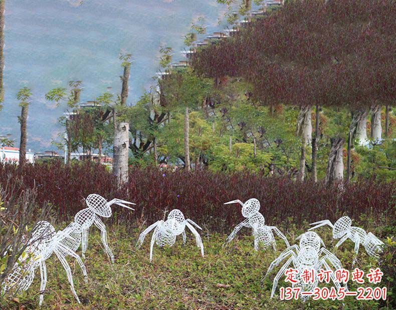 太原不锈钢蚂蚁镂空雕塑艺术与自然的完美结合