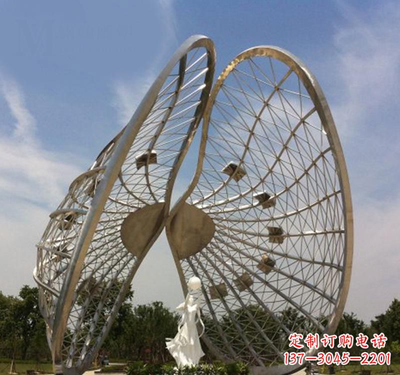 太原不锈钢美陈贝壳雕塑精美的艺术品