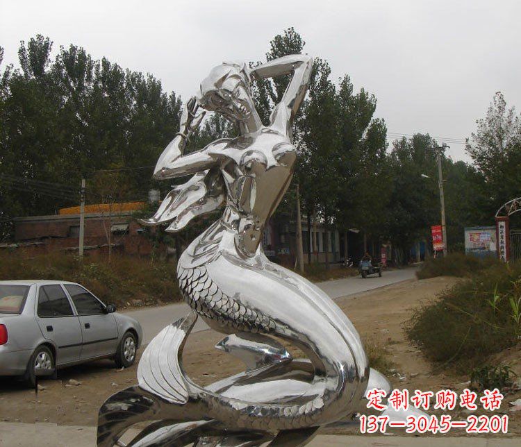 太原海豚雕塑——精美的艺术品