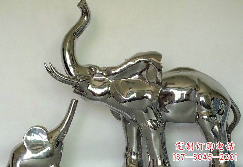 太原不锈钢大象雕塑
