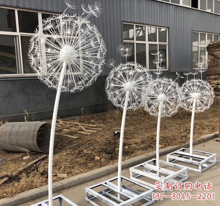 太原不锈钢蒲公英——城市雕塑的精美瑰宝