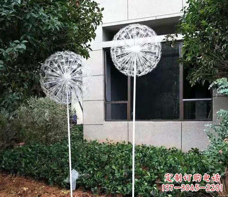 太原不锈钢蒲公英雕塑绚丽多彩