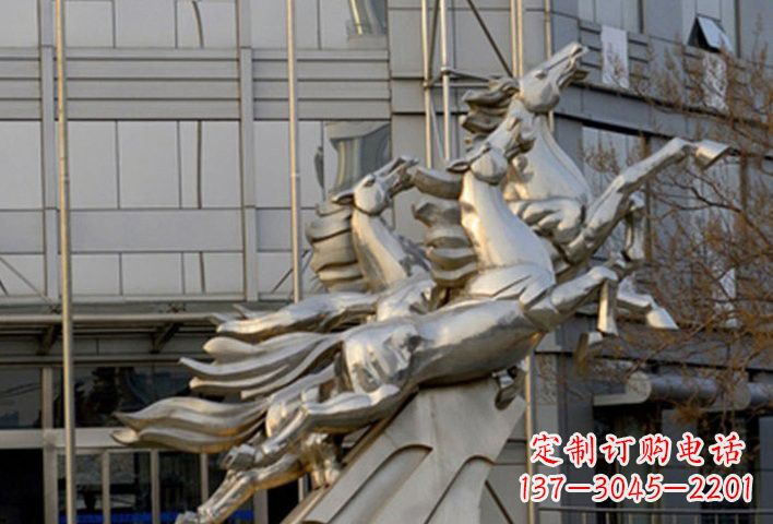 太原不锈钢马雕塑——精致的艺术瑰宝