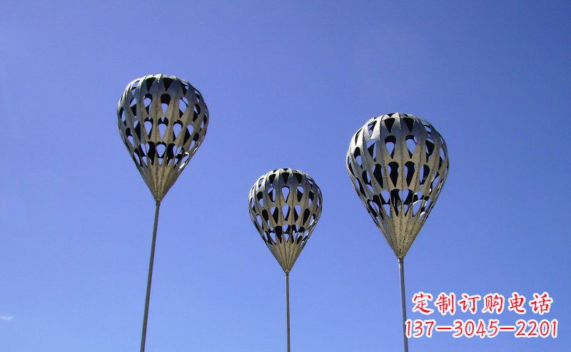 太原不锈钢气球雕塑把美丽带回大自然