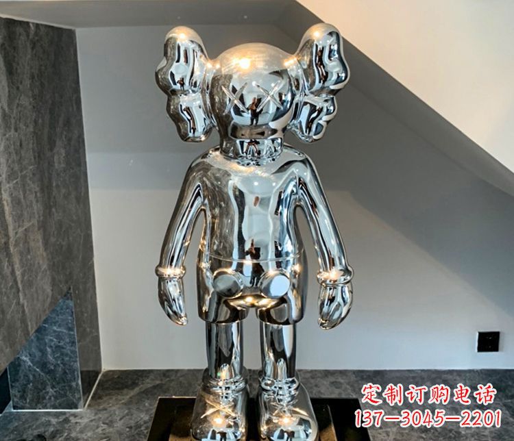 太原精致的不锈钢机器人雕塑