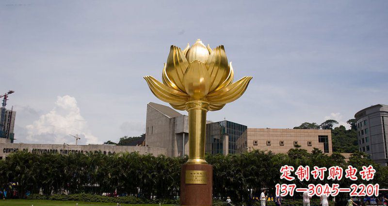 太原不锈钢莲花雕塑——精美的艺术品
