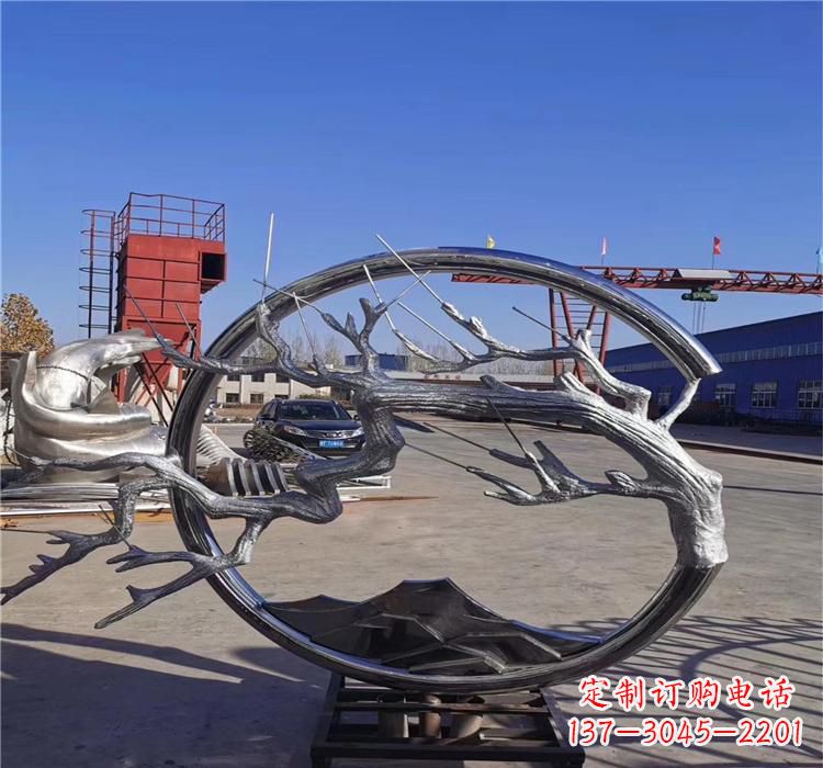 太原不锈钢树枝雕塑艺术与自然的完美结合