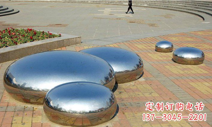 太原不锈钢水滴雕塑艺术与美的完美结合