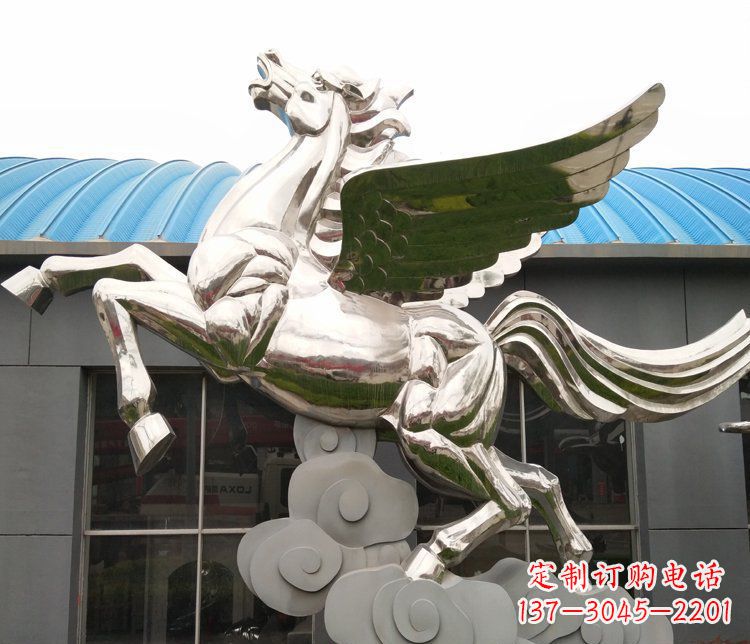太原不锈钢踏云飞马——给城市带来动感与灵气