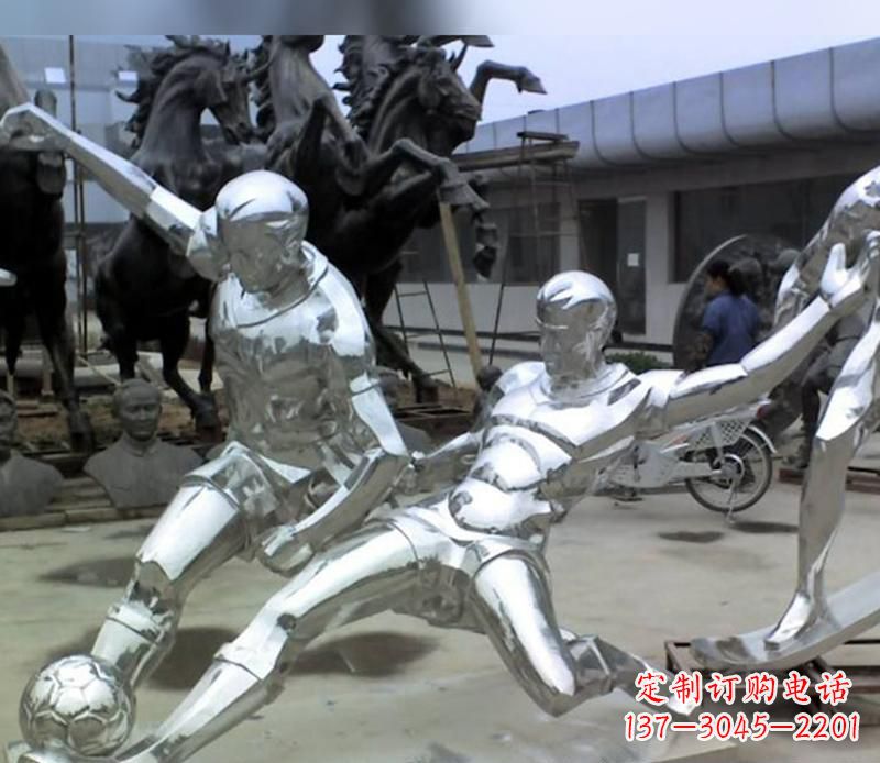 太原足球运动雕塑