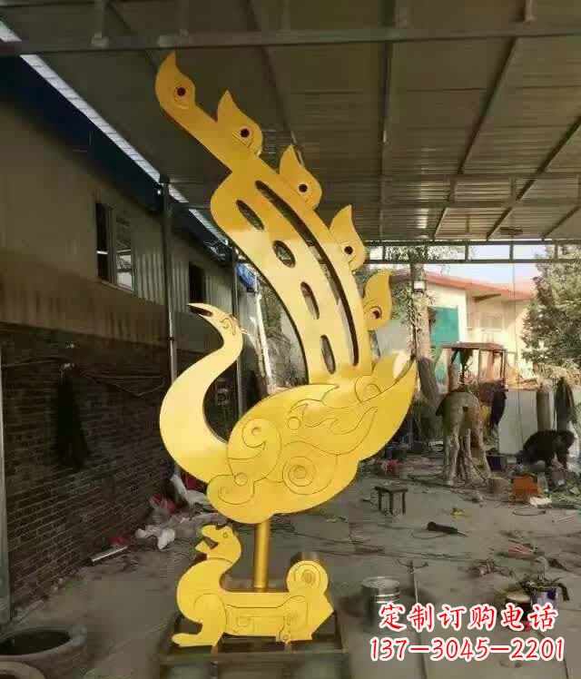 太原不锈钢铁艺凤凰雕塑