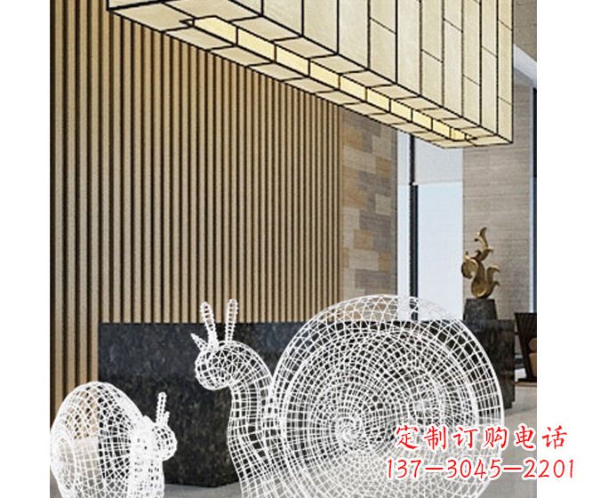太原不锈钢蜗牛雕塑精致多姿