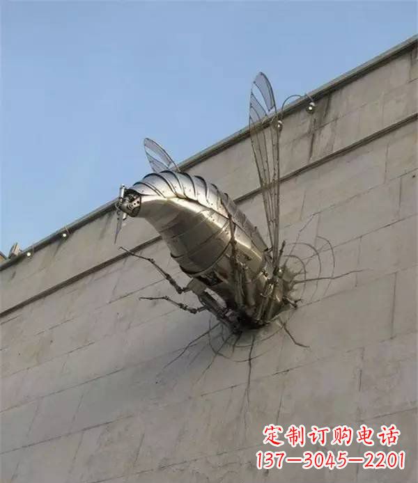 太原美丽的不锈钢无头动物雕塑
