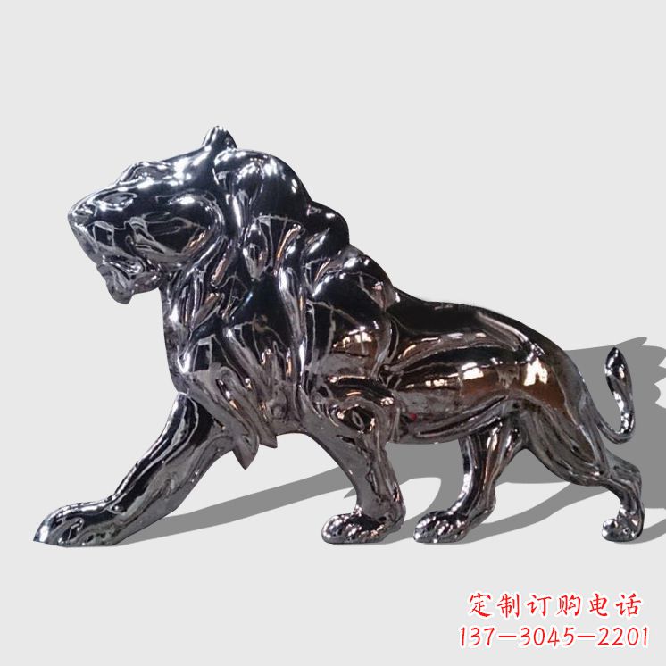 太原不锈钢西洋狮子雕塑