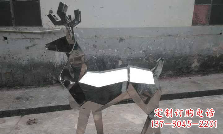 太原不锈钢小鹿石雕——雕塑中的优雅与高贵