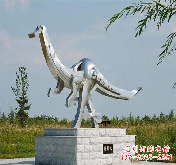 太原不锈钢鸭嘴龙雕塑传承独特艺术魅力