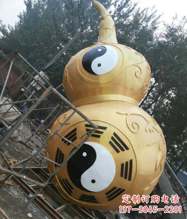 太原精美不锈钢葫芦雕塑