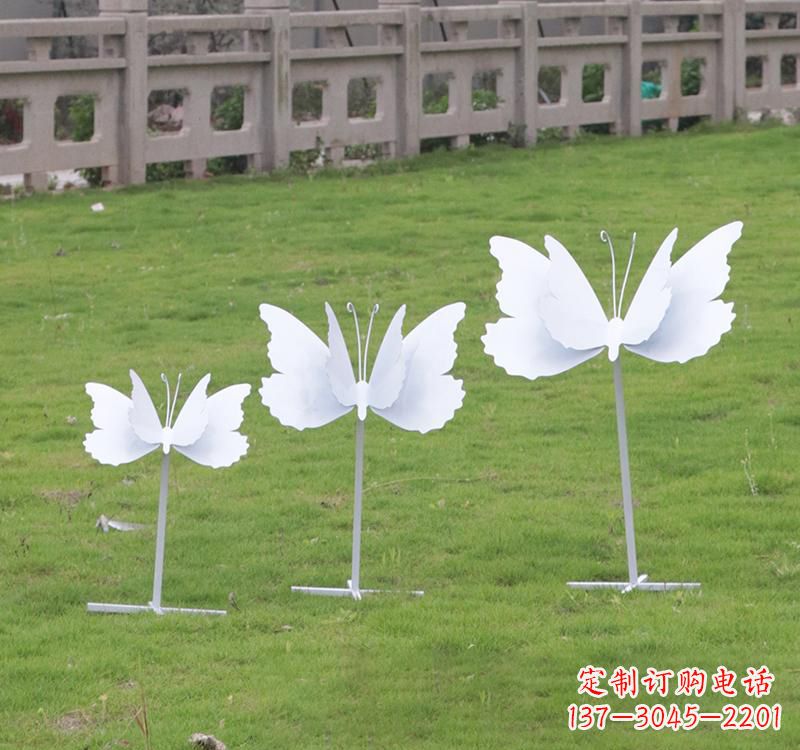 太原不锈钢艺术之美蝴蝶雕塑