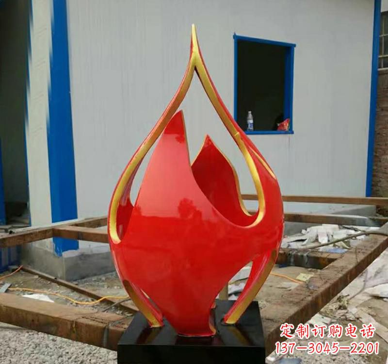 太原不锈钢艺术景观火龙果雕塑