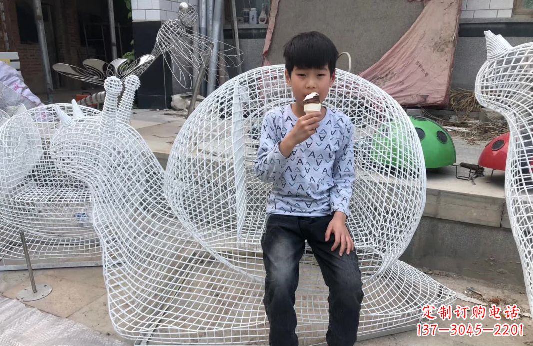 太原精美不锈钢蜗牛雕塑