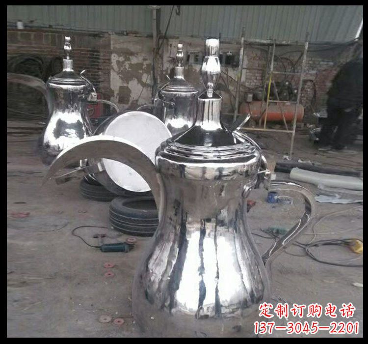 太原不锈钢酒壶雕塑传承古典艺术