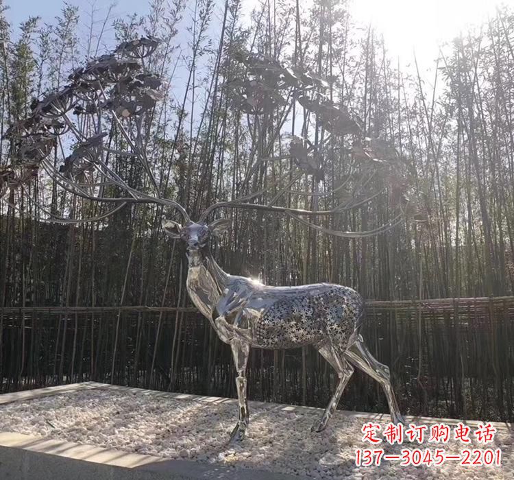 太原不锈钢动物雕塑精美的艺术作品