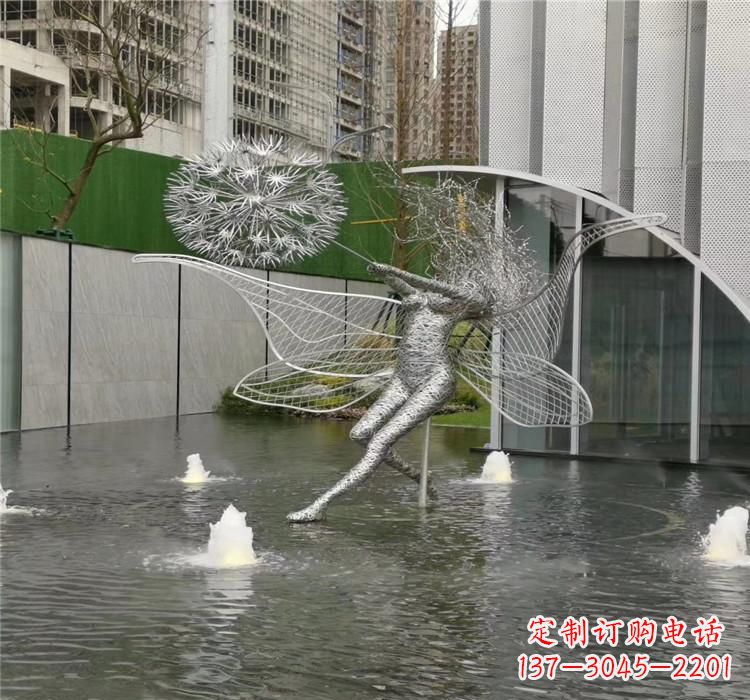 太原美丽的不锈钢蒲公英雕塑