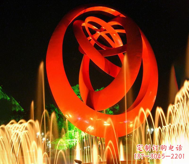 太原圆环雕塑抽象的艺术之美