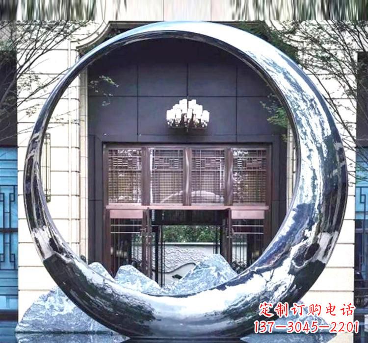 太原精美的不锈钢圆环雕塑
